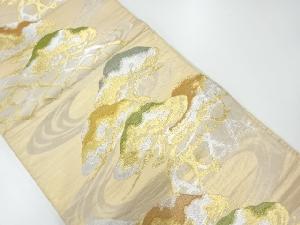 アンティーク 松模様織出し袋帯(材料)